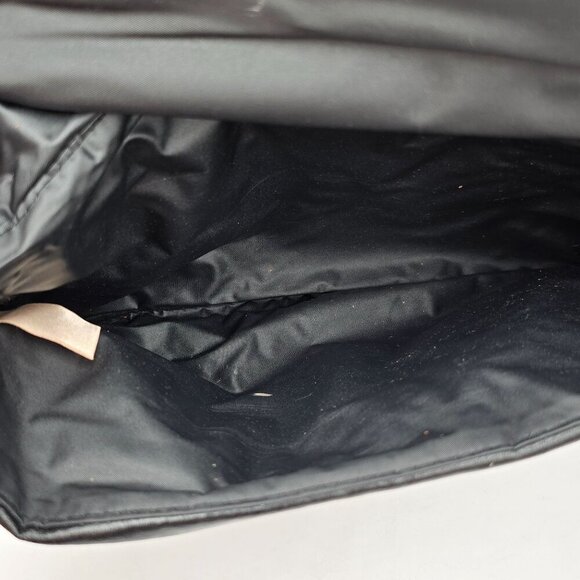 Vintage Pacific Connections Black Vegan Leather Clutch Bag w/ Bow Accent - Picture 4 of 11